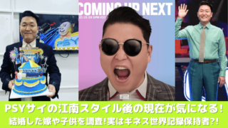 Psy サイ の江南スタイル後の現在が気になる 結婚した嫁や子供を調査 実はギネス世界記録保持者 Persona Market